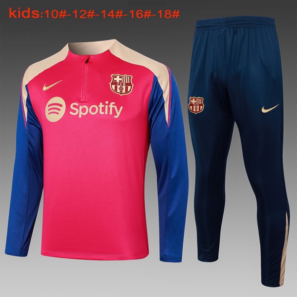 Niños Sudadera De Training Barcelona 2024/25 Rojo Azul